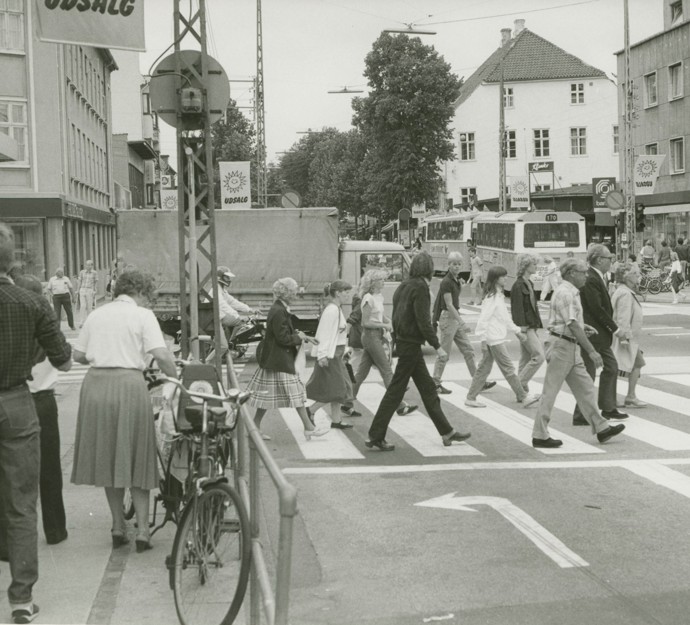 Lyngby Hovedgade - Klampenborgvej 1974