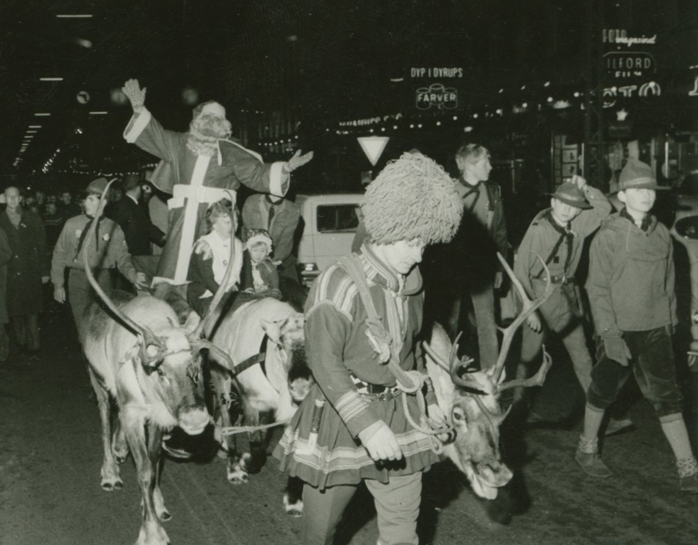 Julemanden på Lyngby Hovedgade