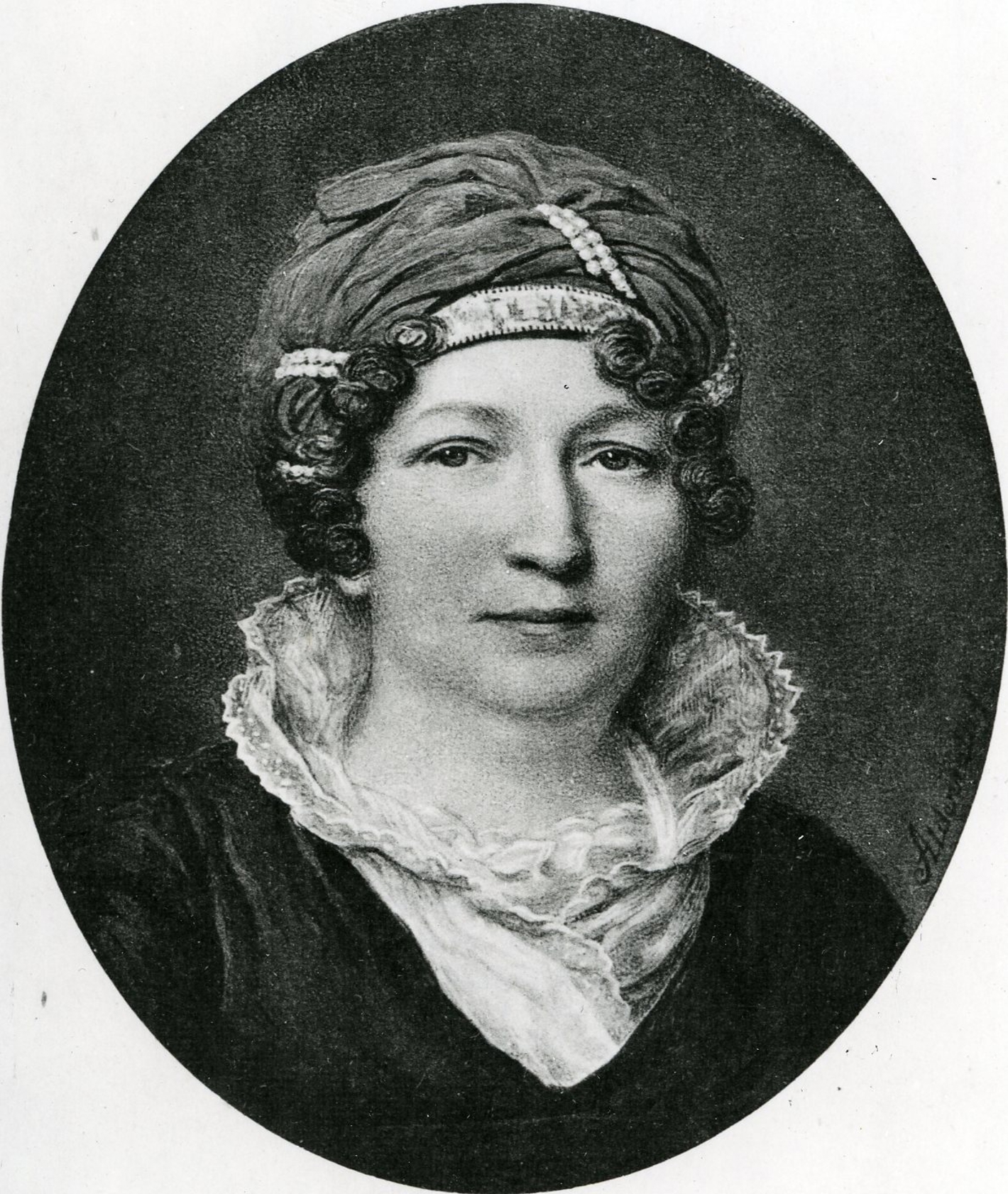 Friederike Brun, ca. 1815.